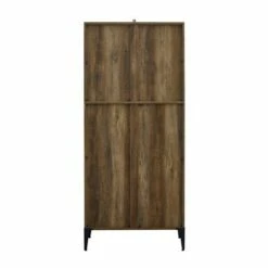 68" Grevaldi Industrial Mesh Side Bookshelf - Saracina Home Rustic Oak 12 68" Grevaldi Industrial Mesh Side Bookshelf - Saracina Home Rustic Oak -Bookshelves Sales Shop unnamed file 4179