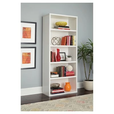 72.77" 5 Shelf Bookshelf White - ClosetMaid 3 72.77" 5 Shelf Bookshelf White - ClosetMaid