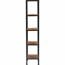 59.25" Overland Bookshelf Wood and Black Metal - Serta 18 59.25" Overland Bookshelf Wood and Black Metal - Serta -Bookshelves Sales Shop unnamed file 4212