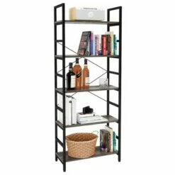 Bestier 5 Tier Adjustable Multifunctional Storage Display Bookcase 26 Inch -Bookshelves Sales Shop unnamed file 424