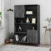 64.5" Frankford Contemporary Cube Unit Bookcase Dark Gray - Christopher Knight Home -Bookshelves Sales Shop unnamed file 4242