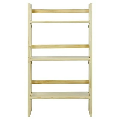 Flora Home 37" Folding Student Bookcase Espresso 3 Flora Home 37" Folding Student Bookcase Espresso
