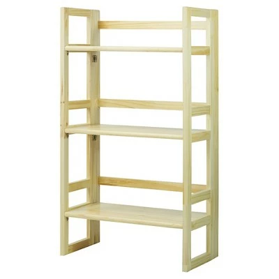 Flora Home 37" Folding Student Bookcase Espresso 8 Flora Home 37" Folding Student Bookcase Espresso - Image 6