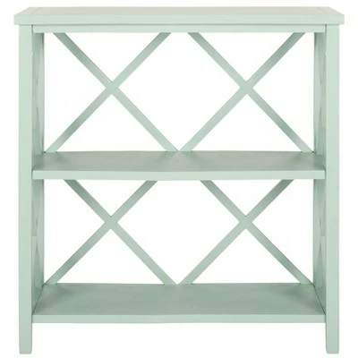 Cava 36" Bookcase - Safavieh Split Pea 7 Cava 36" Bookcase - Safavieh Split Pea - Image 5