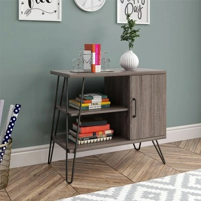 Panama 3 Shelf Bookcase - Room & Joy Distressed Gray Oak 6 Panama 3 Shelf Bookcase - Room & Joy Distressed Gray Oak - Image 4