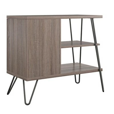 Panama 3 Shelf Bookcase - Room & Joy Distressed Gray Oak 8 Panama 3 Shelf Bookcase - Room & Joy Distressed Gray Oak - Image 6