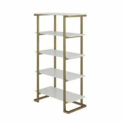 55.51" Camila 5 Shelf Bookcase White - CosmoLiving by Cosmopolitan -Bookshelves Sales Shop unnamed file 4320