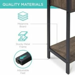 Best Choice Products Storage Bookshelf for Living Room, Walkway w/ Enclosed Cabinet, Elevated Design 13 Best Choice Products Storage Bookshelf for Living Room, Walkway w/ Enclosed Cabinet, Elevated Design -Bookshelves Sales Shop unnamed file 4387