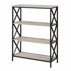 42" Tucson 4 Tier Bookcase - Breighton Home Sandstone -Bookshelves Sales Shop unnamed file 4408
