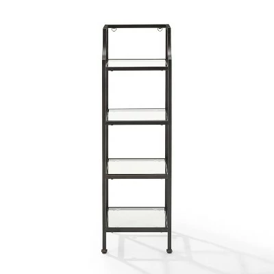 Aimee Short Etagere - Crosley Gold 3 Aimee Short Etagere - Crosley Gold