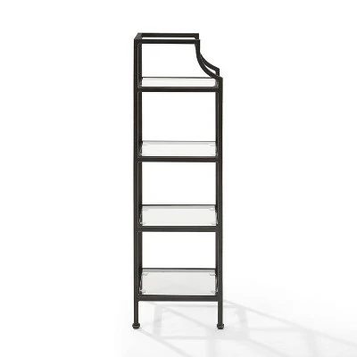 Aimee Short Etagere - Crosley Gold 4 Aimee Short Etagere - Crosley Gold - Image 2