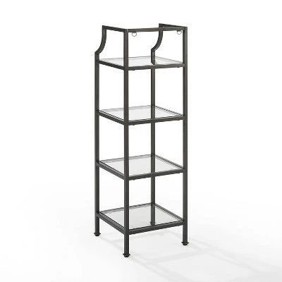 Aimee Short Etagere - Crosley Gold 5 Aimee Short Etagere - Crosley Gold - Image 3