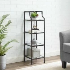 Aimee Short Etagere - Crosley Gold 16 Aimee Short Etagere - Crosley Gold -Bookshelves Sales Shop unnamed file 4414