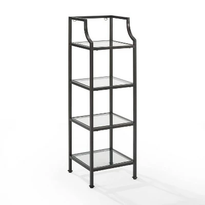 Aimee Short Etagere - Crosley Gold 11 Aimee Short Etagere - Crosley Gold - Image 9