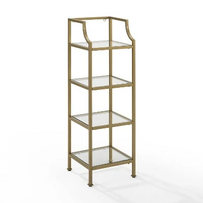 Aimee Short Etagere - Crosley Gold 12 Aimee Short Etagere - Crosley Gold - Image 10