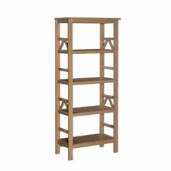 Titian 4 Shelf Bookcase - Linon Brown -Bookshelves Sales Shop unnamed file 4439