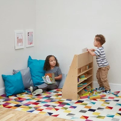 ECR4Kids Birch Streamline Book Display Stand, Kids Wooden Book Rack, Forward Facing Bookshelf 6 ECR4Kids Birch Streamline Book Display Stand, Kids Wooden Book Rack, Forward Facing Bookshelf - Image 4