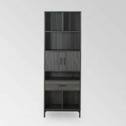 Fraser Contemporary Cube Unit Bookcase - Christopher Knight Home Dark Gray -Bookshelves Sales Shop unnamed file 4445