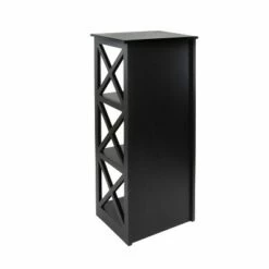 Contemporary 3 Tier Wooden Shelf - Olivia & May Black -Bookshelves Sales Shop unnamed file 4462