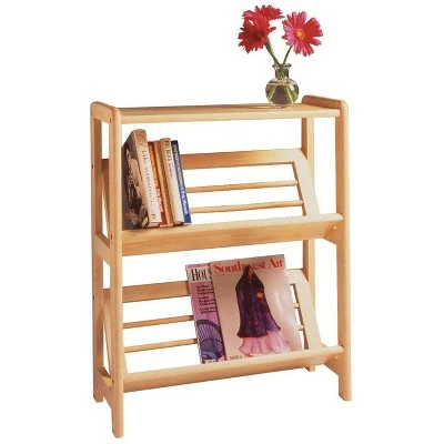 30.10" Juliet Book Shelf Natural - Winsome 3 30.10" Juliet Book Shelf Natural - Winsome