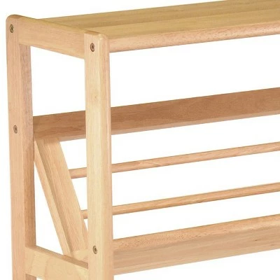 30.10" Juliet Book Shelf Natural - Winsome 4 30.10" Juliet Book Shelf Natural - Winsome - Image 2