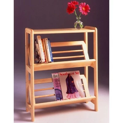 30.10" Juliet Book Shelf Natural - Winsome 5 30.10" Juliet Book Shelf Natural - Winsome - Image 3