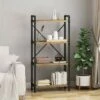 Greenwood Industrial Iron Four Shelf Bookcase - Christopher Knight Home Gray/pewter Finish -Bookshelves Sales Shop unnamed file 4484
