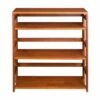 Cakewalk High Folding Bookcase - Regency Cherry -Bookshelves Sales Shop unnamed file 4490