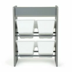 Kids' End Table Nightstand with 4 Storage Bins - Humble Crew Natural/white 12 Kids' End Table Nightstand with 4 Storage Bins - Humble Crew Natural/white -Bookshelves Sales Shop unnamed file 45