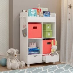 RiverRidge Home Kids' Book Nook Cubby Storage Cabinet with Bookrack - RiverRidge -Bookshelves Sales Shop unnamed file 4503