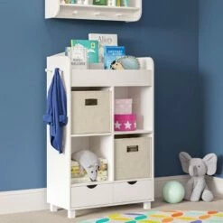 RiverRidge Home Kids' Book Nook Cubby Storage Cabinet with Bookrack - RiverRidge -Bookshelves Sales Shop unnamed file 4504