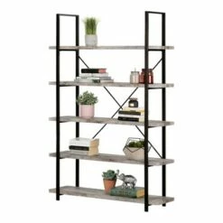 69.25" Gimetri 5 Shelf Shelving Unit Driftwood Gray - South Shore -Bookshelves Sales Shop unnamed file 4561
