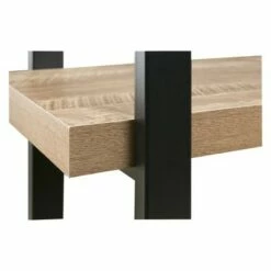 55" Bourbon Foundry 4 Tier Bookshelf Wood and Black Steel Oak - OneSpace -Bookshelves Sales Shop unnamed file 4577