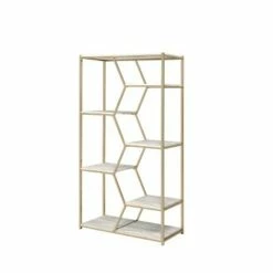72" Otum 7 Shelf Bookcase - HOMES: Inside + Out Silver -Bookshelves Sales Shop unnamed file 4598