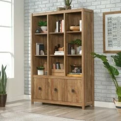 72" Cannery Bridge Storage Wall Cabinet Sindoori Mango - Sauder