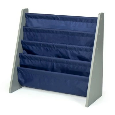 Newport Kids' Bookshelf 4 Tier Book Organizer Navy/Gray - Humble Crew 5 Newport Kids' Bookshelf 4 Tier Book Organizer Navy/Gray - Humble Crew - Image 3