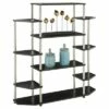 52.5" Wall Unit Bookshelf Black - Breighton Home -Bookshelves Sales Shop unnamed file 4676