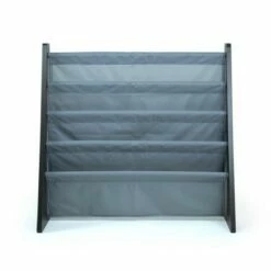 Sumatra Kids' Bookshelf 4 Tier Book Organizer Espresso/Gray - Humble Crew