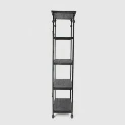 72.5" Hampden Industrial 4 Shelf Bookcase Gray - Christopher Knight Home -Bookshelves Sales Shop unnamed file 4709