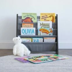 Sumatra Kids' Bookshelf 4 Tier Book Organizer Espresso/Gray - Humble Crew 9 Sumatra Kids' Bookshelf 4 Tier Book Organizer Espresso/Gray - Humble Crew -Bookshelves Sales Shop unnamed file 471