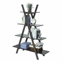 59" Oxford A Bookshelf Espresso - Breighton Home