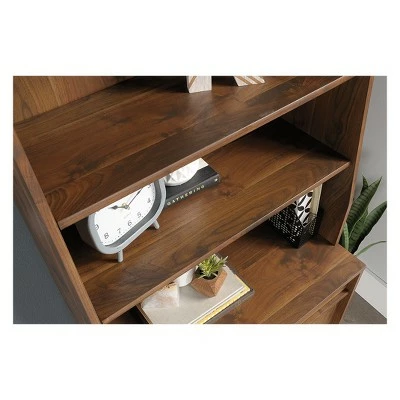 34.213" Clifford Place Library Hutch Grand Walnut - Sauder 5 34.213" Clifford Place Library Hutch Grand Walnut - Sauder - Image 3