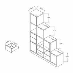 61.5" Hirsch Contemporary Bookcase White - HOMES: Inside + Out 19 61.5" Hirsch Contemporary Bookcase White - HOMES: Inside + Out -Bookshelves Sales Shop unnamed file 4772