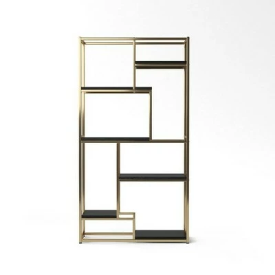 70.25" Beverly 6 Shelf Etagere Display - HOMES: Inside + Out Chrome 4 70.25" Beverly 6 Shelf Etagere Display - HOMES: Inside + Out Chrome - Image 2