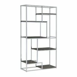 70.25" Beverly 6 Shelf Etagere Display - HOMES: Inside + Out Chrome 13 70.25" Beverly 6 Shelf Etagere Display - HOMES: Inside + Out Chrome -Bookshelves Sales Shop unnamed file 4778
