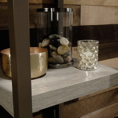 66" Manhattan Gate Tower Etagere Mystic Oak - Sauder 6 66" Manhattan Gate Tower Etagere Mystic Oak - Sauder - Image 4