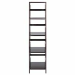 55" 4 Section Narrow Bookshelf Espresso - Winsome