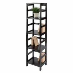 55" 4 Section Narrow Bookshelf Espresso - Winsome 12 55" 4 Section Narrow Bookshelf Espresso - Winsome -Bookshelves Sales Shop unnamed file 4812