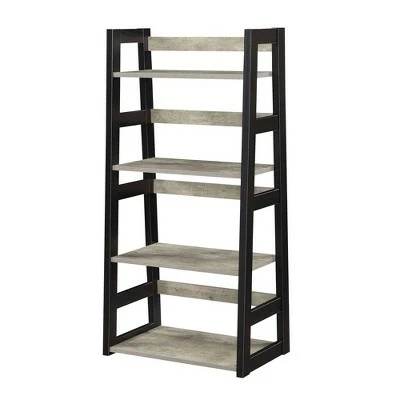 44.25" Designs2Go Trestle Bookcase - Breighton Home White 7 44.25" Designs2Go Trestle Bookcase - Breighton Home White - Image 5