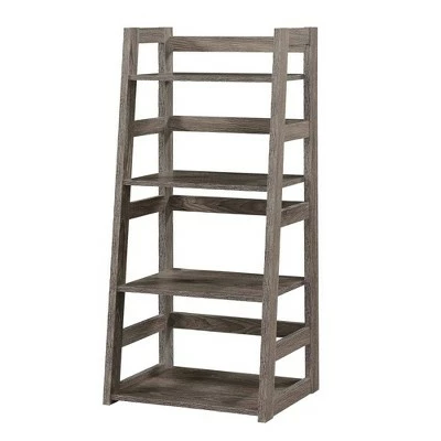 44.25" Designs2Go Trestle Bookcase - Breighton Home White 8 44.25" Designs2Go Trestle Bookcase - Breighton Home White - Image 6